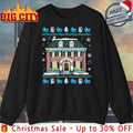 Christmas Alone home ugly christmas 2025 shirt Unisex T-shirt, Sweatshirt, Hoodie, Long Sleeve Tee - T-Shirt, Sweatshirt, Hoodie