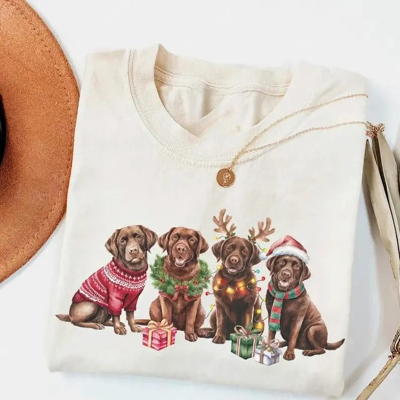 Brown Labrador Dog Shirt Chocolate Lab Shirt Dog Mom Dog Lover Funny Shirt Cozy T-Shirts, Hoodie, Sweatshirt - T-Shirt, Sweatshirt, Hoodie