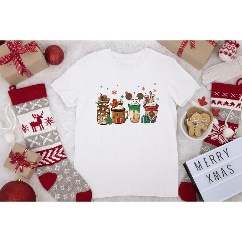 Coffee Coffee Lover Worker Winter Snowman Latte Coffee Lover Cotton Menswear T-Shirts, Hoodie, Sweatshirt - T-Shirt, Sweatshirt, Hoodie