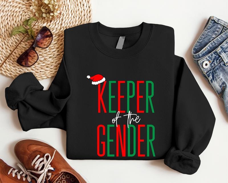 Keeper Gender Xmas Baby Announcement Matching Gender Reveal Party Team Boy Girl T-Shirts, Hoodie, Sweatshirt - T-Shirt, Sweatshirt, Hoodie