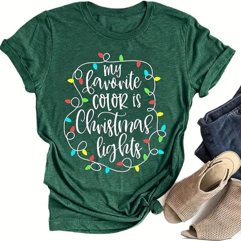 Lights My Favorite Color Is Lights Funny Cotton T-Shirts, Hoodie, Sweatshirt - T-Shirt, Sweatshirt, Hoodie