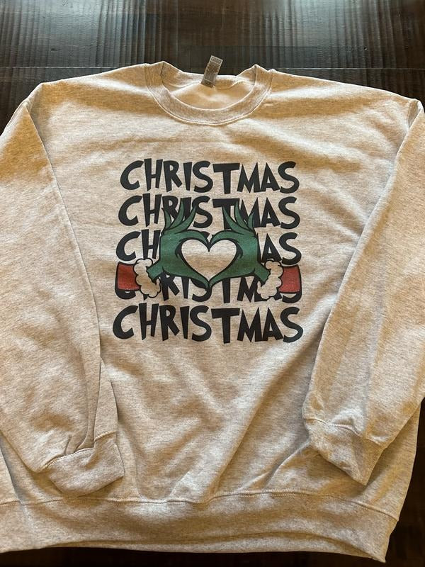 Love Grinch Ash Gray T-Shirts, Hoodie, Sweatshirt - T-Shirt, Sweatshirt, Hoodie