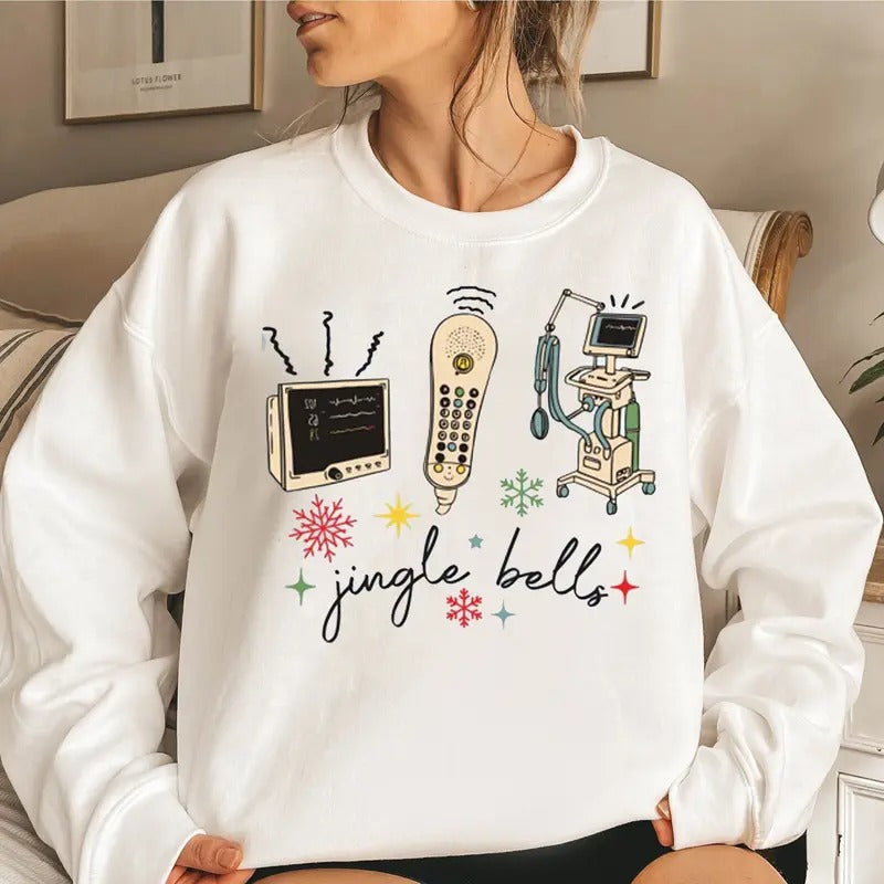 Nurse Shirt Jingle Bells Nurse Shirt Funny Nurse Shirt ER Nurse Nurse Crew Nurse T-Shirts, Hoodie, Sweatshirt - T-Shirt, Sweatshirt, Hoodie