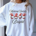Past Hitchhiking Ghosts Making Spirits Bright Shirt Hauted Mansion Xmas T-Shirts, Hoodie, Sweatshirt - T-Shirt, Sweatshirt, Hoodie