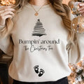 Pregnancy Announcement Shirt Bumpin Around Tree Maternity Funny Baby Reveal Shirt Family Xmas T-Shirts, Hoodie, Sweatshirt - T-Shirt, Sweatshirt, Hoodie