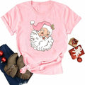 Shirts Pink Santa Retro Claus Xmas Tops T-Shirts, Hoodie, Sweatshirt - T-Shirt, Sweatshirt, Hoodie