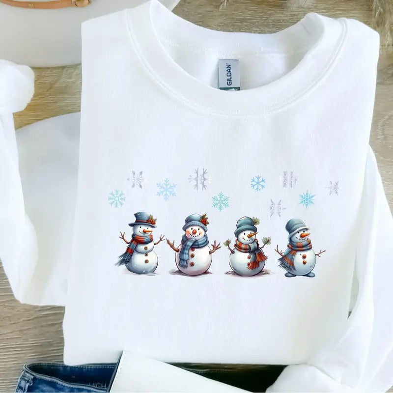 Snowman Snowman Shirt Shirt Cozy Winter Cute Cozy Clothes Season Clothes T-Shirts, Hoodie, Sweatshirt - T-Shirt, Sweatshirt, Hoodie