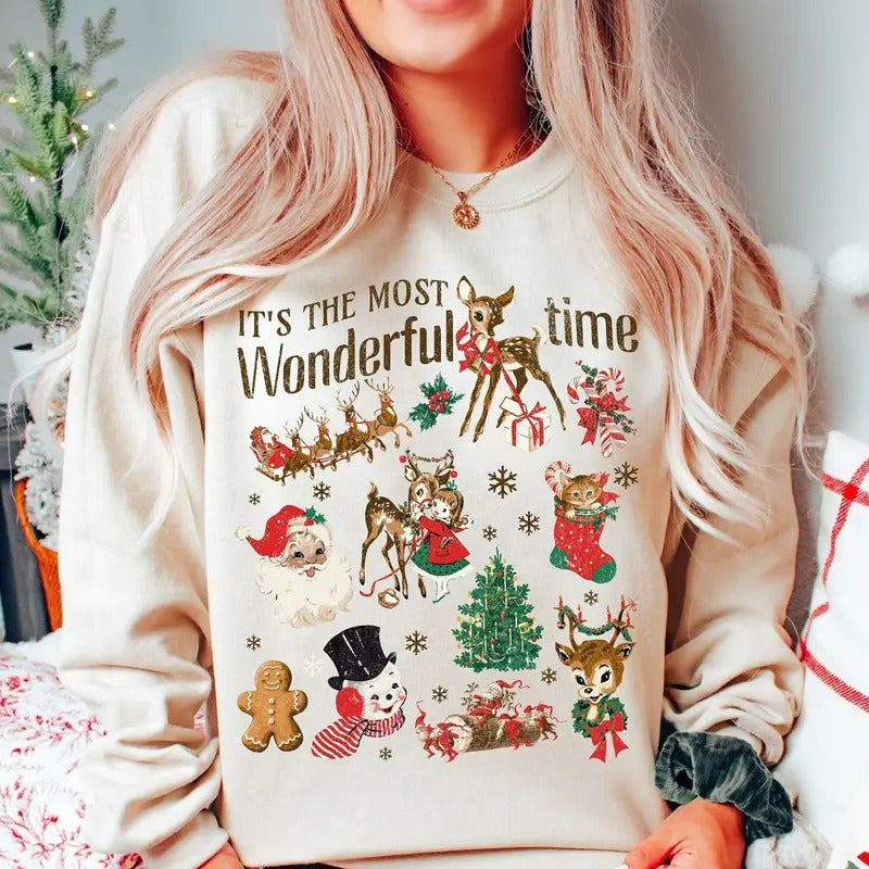 'S Most Shirt Vintage Doodles Shirt Santa Retro Winter T-Shirts, Hoodie, Sweatshirt - T-Shirt, Sweatshirt, Hoodie