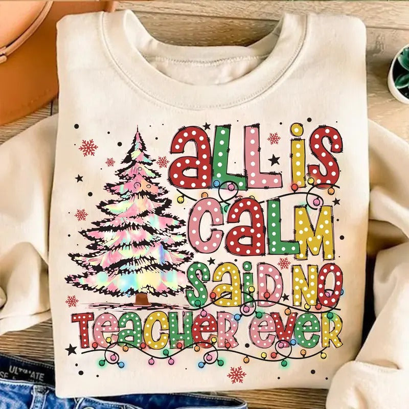 Teacher Shirt Teacher Coquette Iridescent Xmas Tree Shirt Retro Xmas Pencil Shirt T-Shirts, Hoodie, Sweatshirt - T-Shirt, Sweatshirt, Hoodie