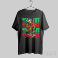 Christmas Thug Life Grinch Smoking Red T Shirt Unisex T-shirt, Sweatshirt, Hoodie, Long Sleeve Tee - T-Shirt, Sweatshirt, Hoodie