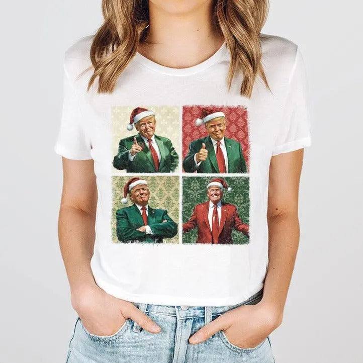 Trump Funny Trump 2024 100% Cotton Crew Neck Slight Stretch Breathable & Resistant Short Sleeve Outdoor & Daily T-Shirts, Hoodie, Sweatshirt - T-Shirt, Sweatshirt, Hoodie
