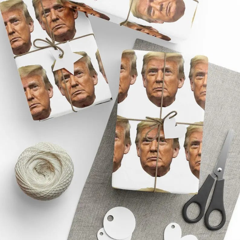 Wrapping Papers Wrap Trump 2024 Republican Gag Funny Paper White Elephant Him Her T-Shirts, Hoodie, Sweatshirt - T-Shirt, Sweatshirt, Hoodie