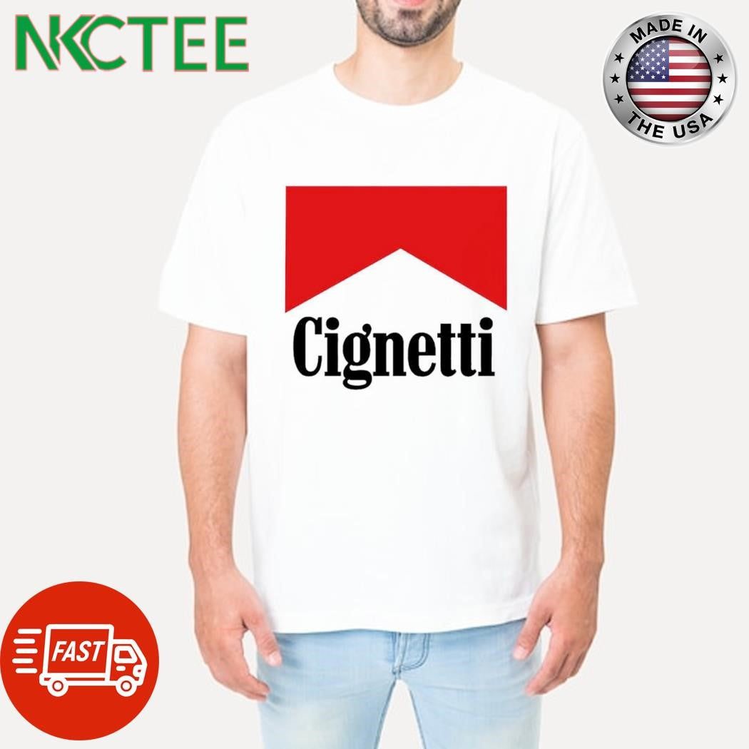 Cignetti Marlboro shirt Unisex T-shirt, Sweatshirt, Hoodie, Long Sleeve Tee - T-Shirt, Sweatshirt, Hoodie