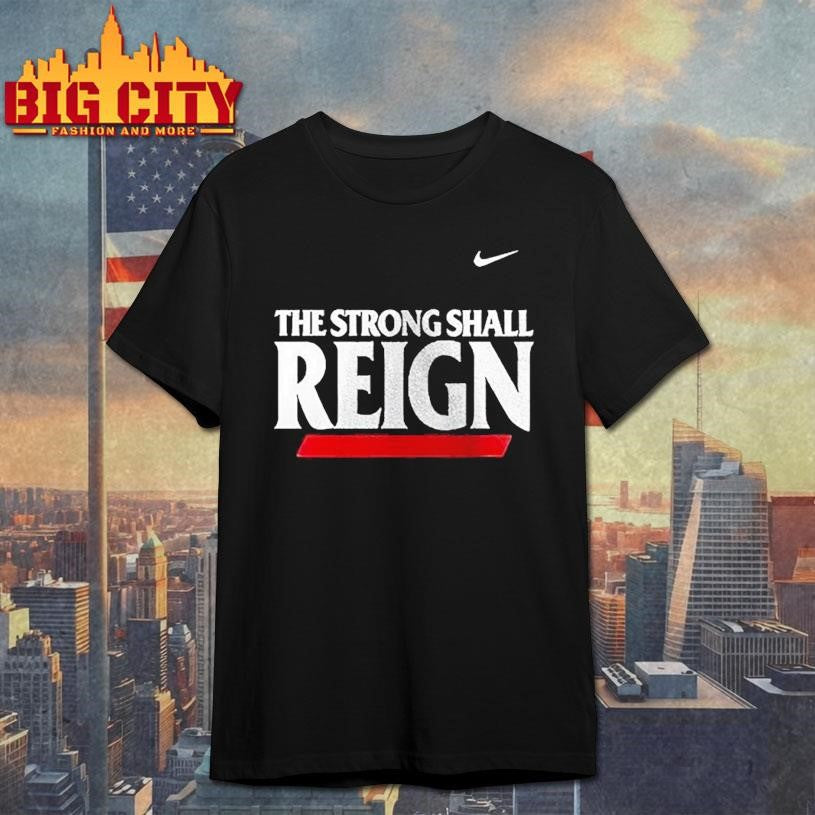 Cincinnati Bearcats The Strong Shall Reign Logo Shirt Unisex T-shirt, Sweatshirt, Hoodie, Long Sleeve Tee - T-Shirt, Sweatshirt, Hoodie