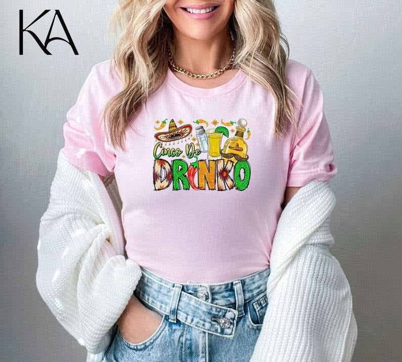 Cinco De Drinko Shirt Mexican Party Shirt Fiesta Shirt Drinking Shirt Sombrero Shirt Festival Shirt Tequila Shirt Margarita Shirt 02 T-Shirts, Hoodie, Sweatshirt - T-Shirt, Sweatshirt, Hoodie