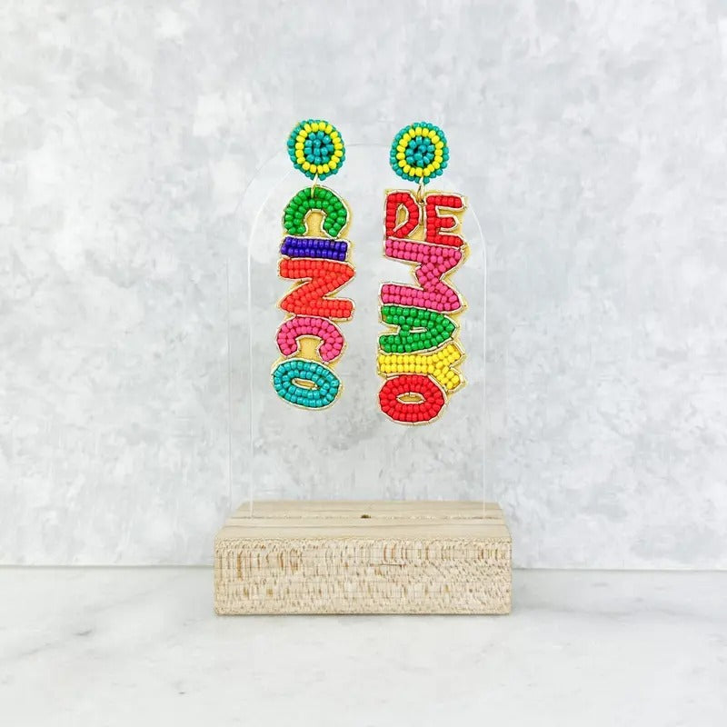 Cinco De Mayo Seed Bead Earrings *Final Sale* T-Shirts, Hoodie, Sweatshirt - T-Shirt, Sweatshirt, Hoodie
