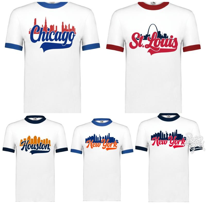 City Skyline Baseball Ringer T-Shirts, Hoodie, Sweatshirt - T-Shirt, Sweatshirt, Hoodie