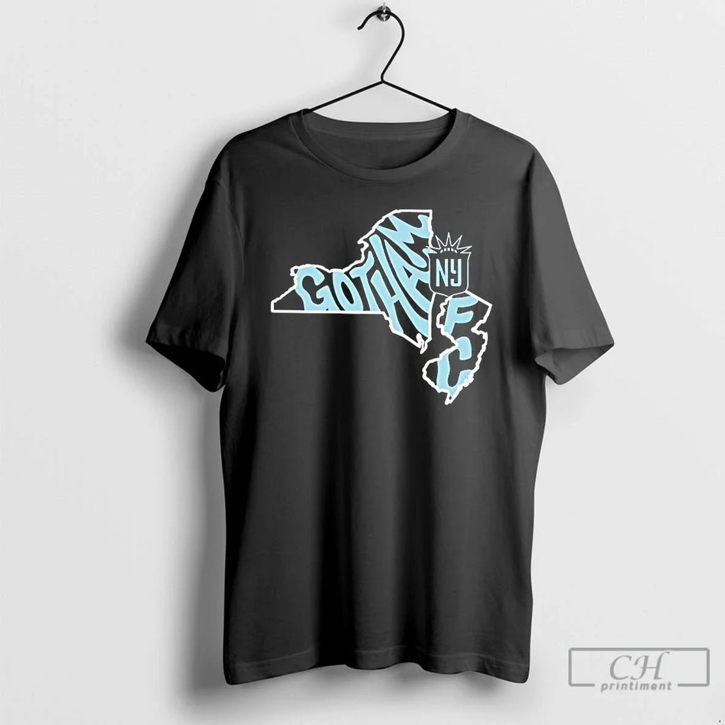 Classic 01zezfjy Gotham Fc Groovy Team State Unisex T-shirt, Sweatshirt, Hoodie, Long Sleeve Tee - T-Shirt, Sweatshirt, Hoodie