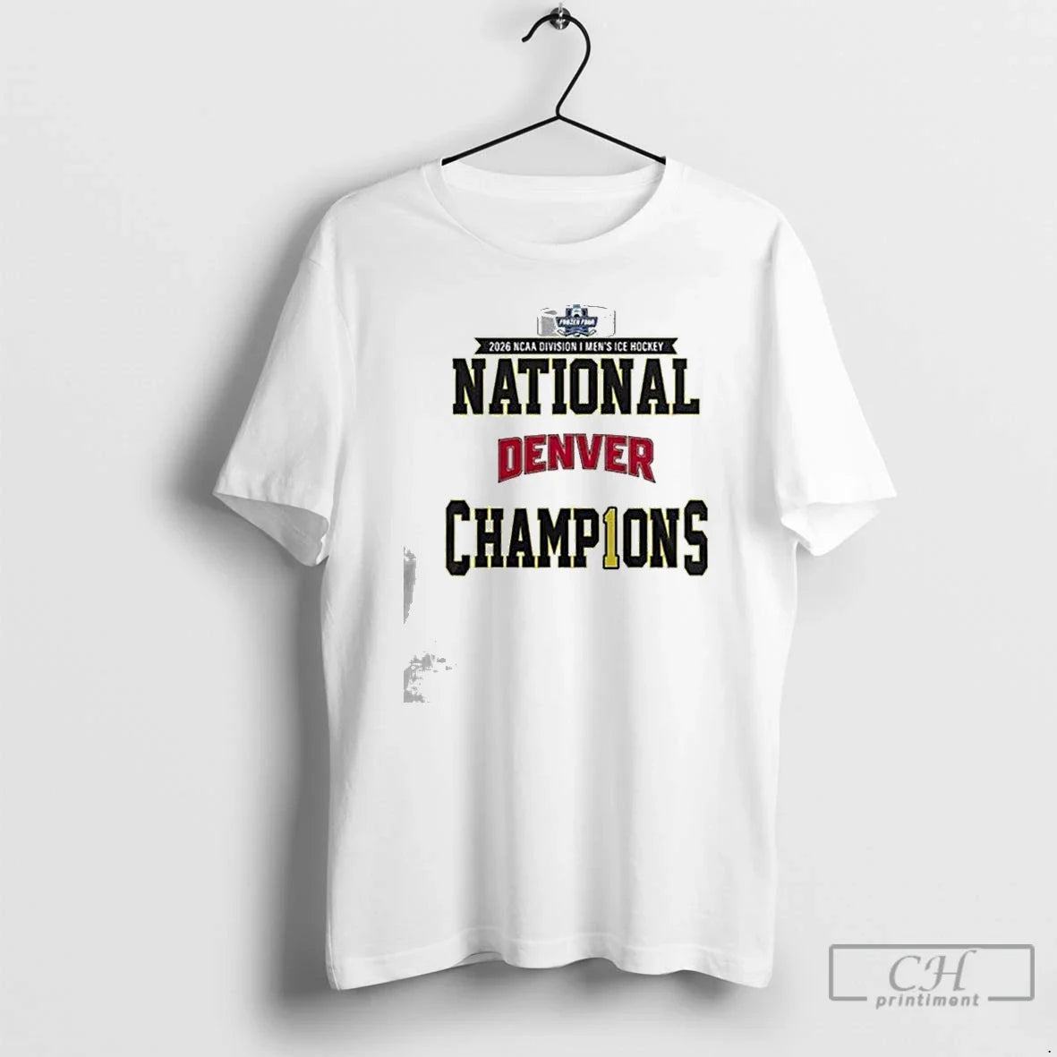 Classic 2026 Mens Ice Hockey National Champions Denver Pioneers Unisex T-shirt, Sweatshirt, Hoodie, Long Sleeve Tee - T-Shirt, Sweatshirt, Hoodie