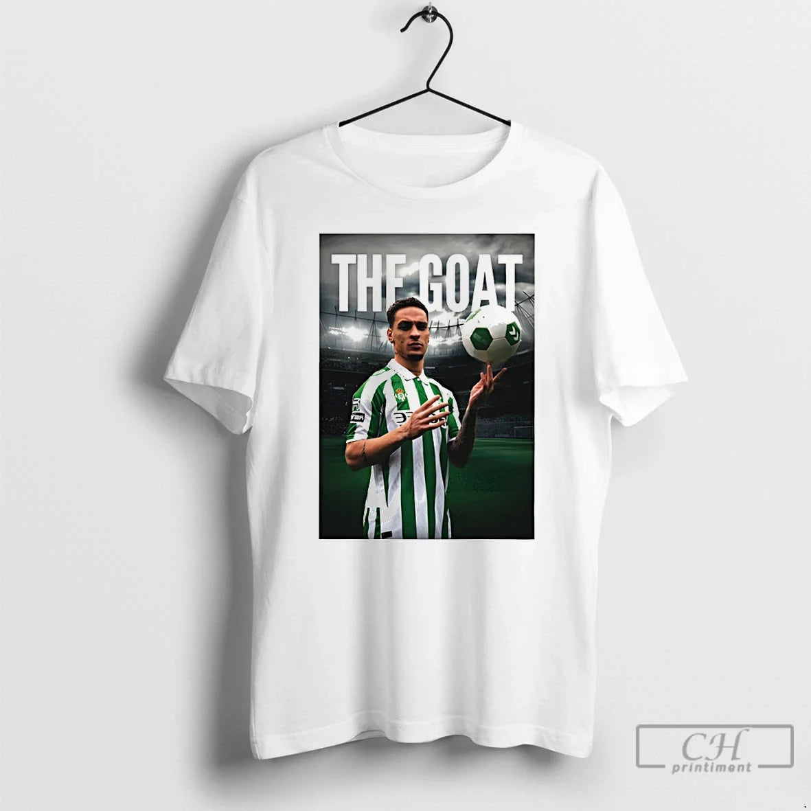 Classic 7exwzoge Antony Real Betis Fc The Goat 2026 Unisex T-shirt, Sweatshirt, Hoodie, Long Sleeve Tee - T-Shirt, Sweatshirt, Hoodie