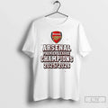 Classic Awzr6am1 Arsenal Fc Premier League Champions 2025 2026 Logo Unisex T-shirt, Sweatshirt, Hoodie, Long Sleeve Tee - T-Shirt, Sweatshirt, Hoodie