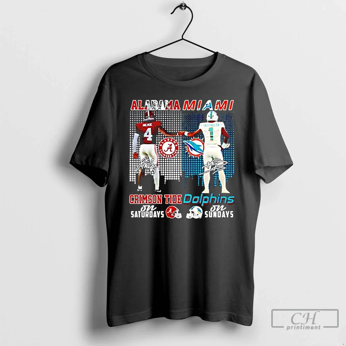 Classic Alabama Miami Players First Bump Signature T-Shirts, Hoodie, Sweatshirt - T-Shirt, Sweatshirt, Hoodie