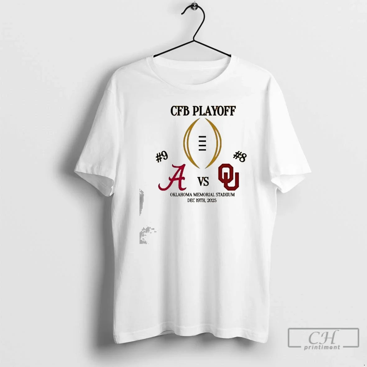 Classic Alabama Vs Oklahoma Cfp Playoffs Oklahoma Memorial Stadium Dec 19th 2025 T-Shirts, Hoodie, Sweatshirt - T-Shirt, Sweatshirt, Hoodie