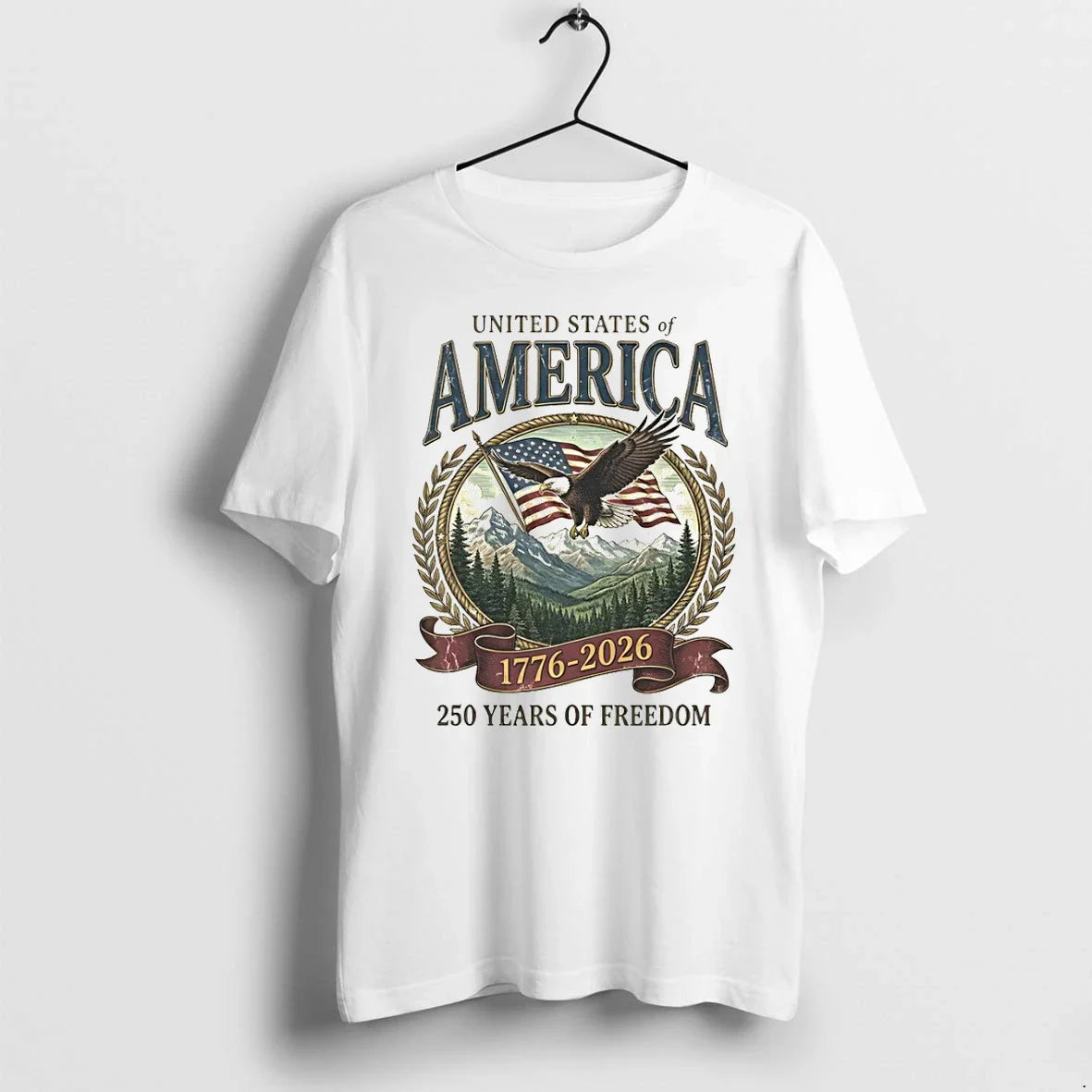 Classic America 250th Anniversary 250 Years Of Freedom 90s Graphic Style Shirts Sweater Unisex T-shirt, Sweatshirt, Hoodie, Long Sleeve Tee - T-Shirt, Sweatshirt, Hoodie