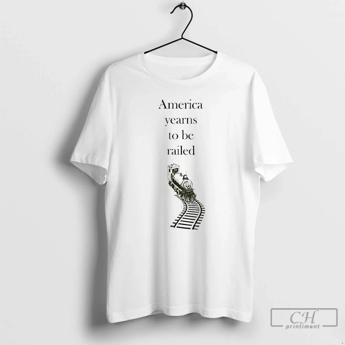 Classic America Yearns To Be Railed Train Vintage Unisex T-shirt, Sweatshirt, Hoodie, Long Sleeve Tee - T-Shirt, Sweatshirt, Hoodie