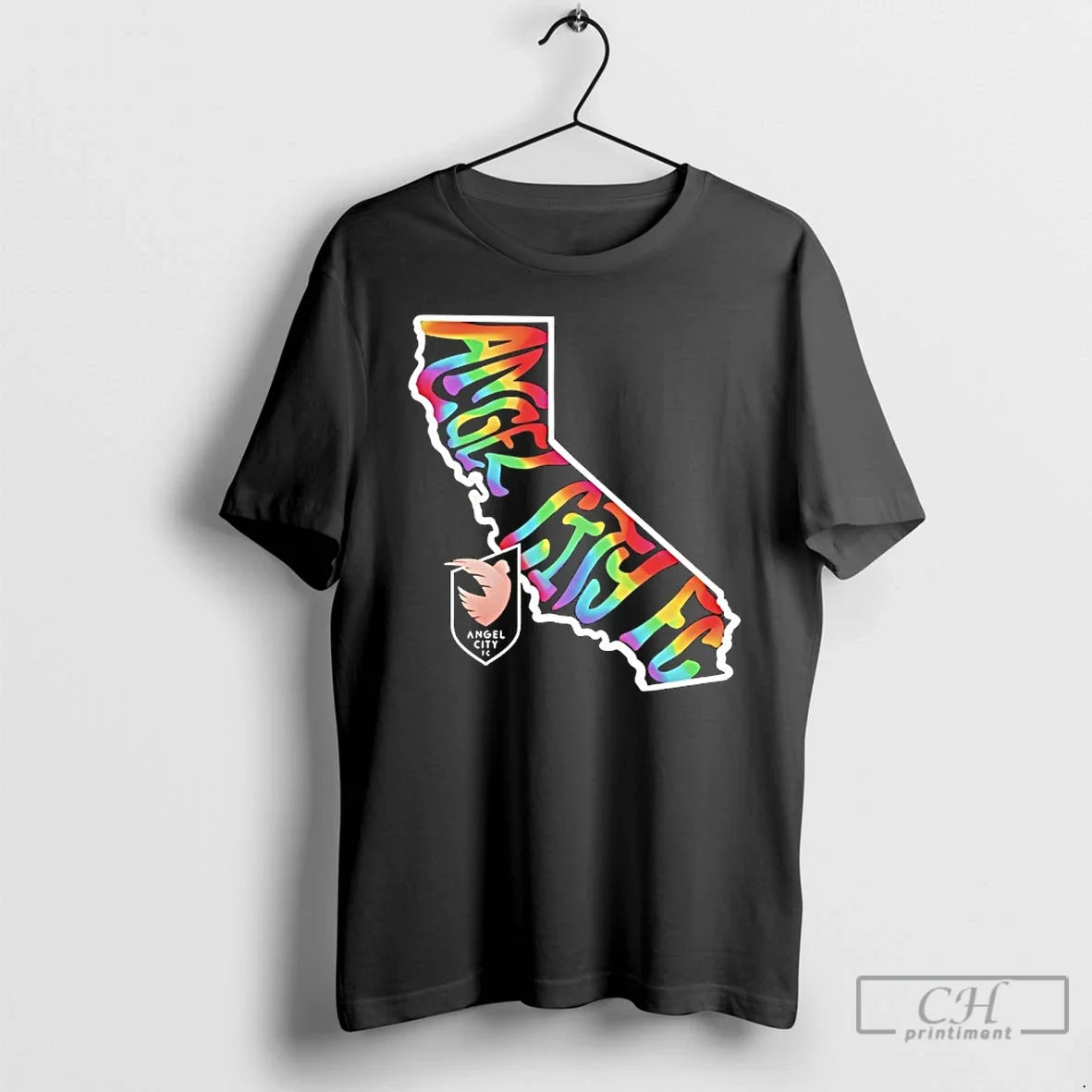 Classic Angel City Fc Groovy Pride State 2026 Unisex T-shirt, Sweatshirt, Hoodie, Long Sleeve Tee - T-Shirt, Sweatshirt, Hoodie