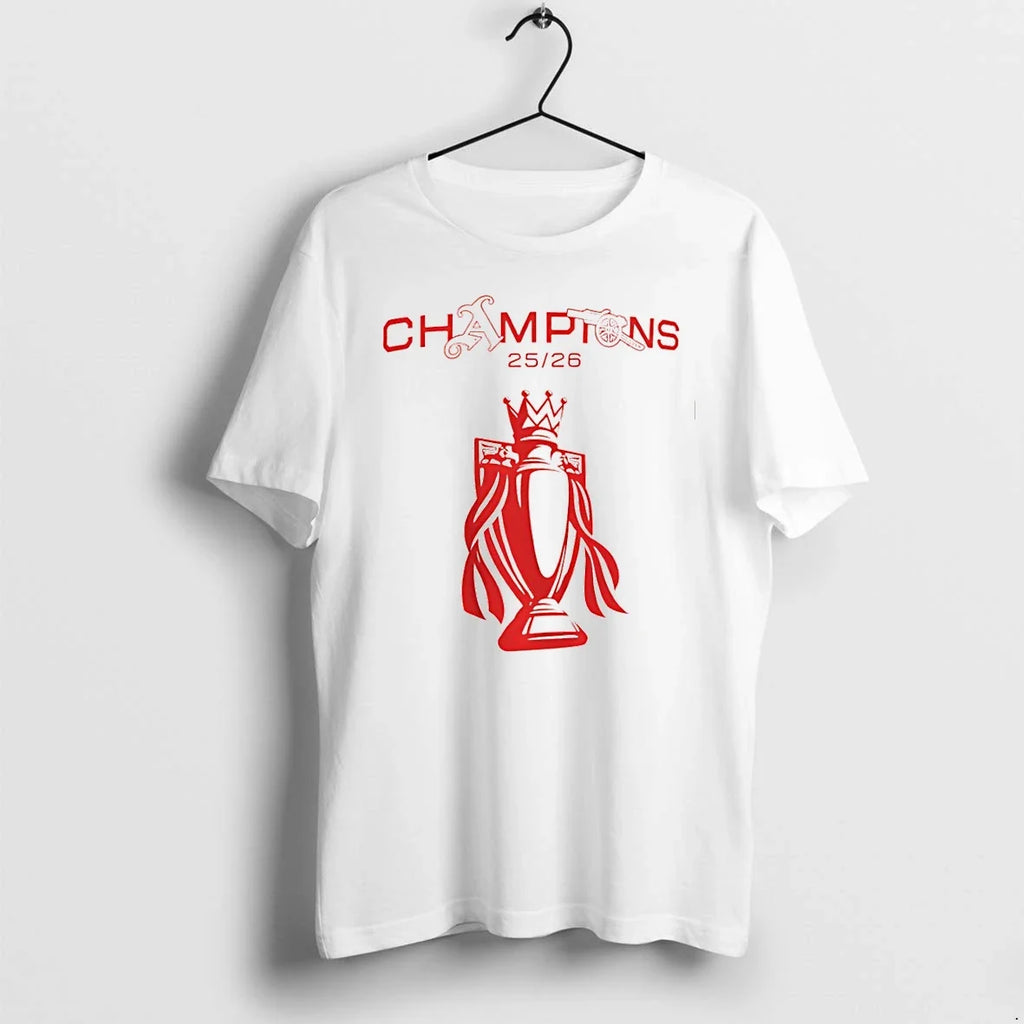 Classic Arsenal Premier League Champions 2025 26 North London Champions Shirts Sweater Unisex T-shirt, Sweatshirt, Hoodie, Long Sleeve Tee - T-Shirt, Sweatshirt, Hoodie