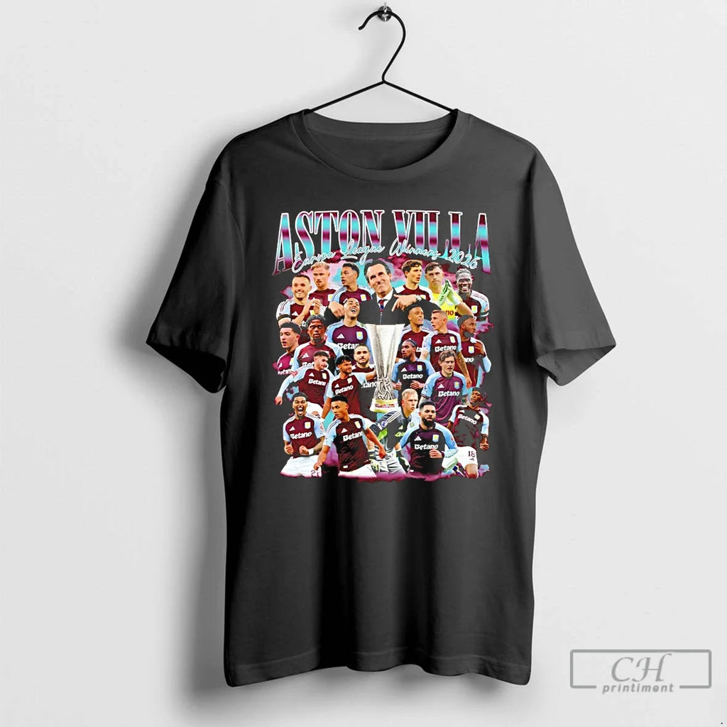 Classic Aston Villa Premier League Winners 2026 Graphic Unisex T-shirt, Sweatshirt, Hoodie, Long Sleeve Tee - T-Shirt, Sweatshirt, Hoodie