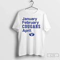 Classic Byu Basketball January February Cougars April T-Shirts, Hoodie, Sweatshirt - T-Shirt, Sweatshirt, Hoodie