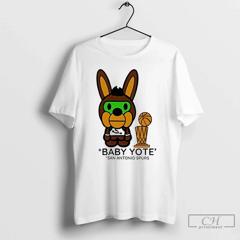 Classic Baby Yote San Antonio Spurs Basketball Cup Playoffs Nba 2026 Unisex T-shirt, Sweatshirt, Hoodie, Long Sleeve Tee - T-Shirt, Sweatshirt, Hoodie