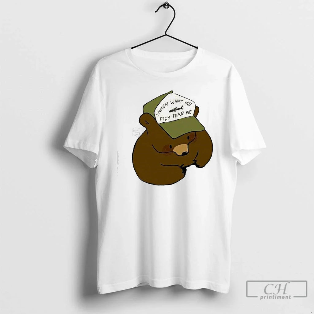 Classic Bear Want Me Fish Fear Me T-Shirts, Hoodie, Sweatshirt - T-Shirt, Sweatshirt, Hoodie