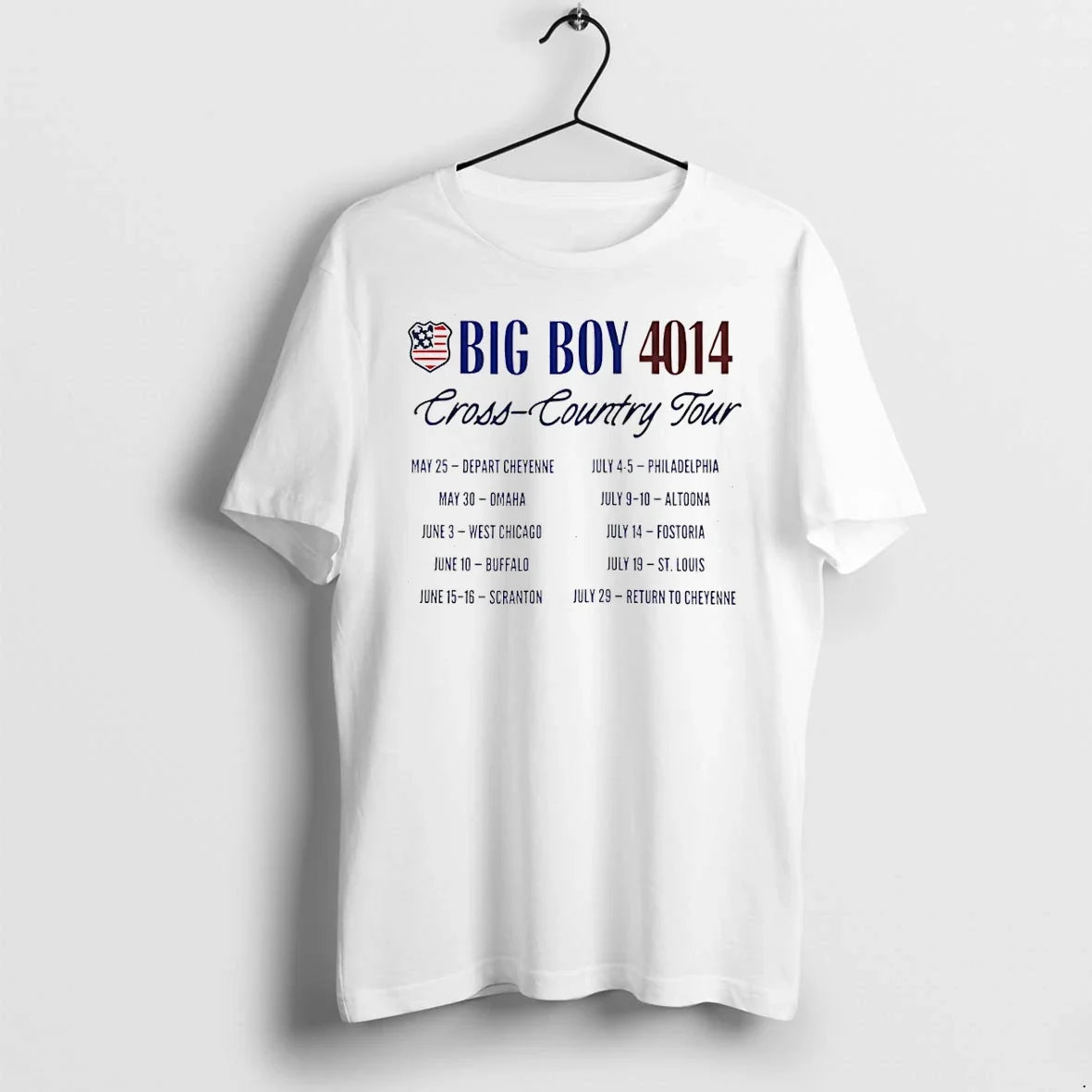 Classic Big Boy 4014 Tour America 250 Train Shirts Sweater Unisex T-shirt, Sweatshirt, Hoodie, Long Sleeve Tee - T-Shirt, Sweatshirt, Hoodie