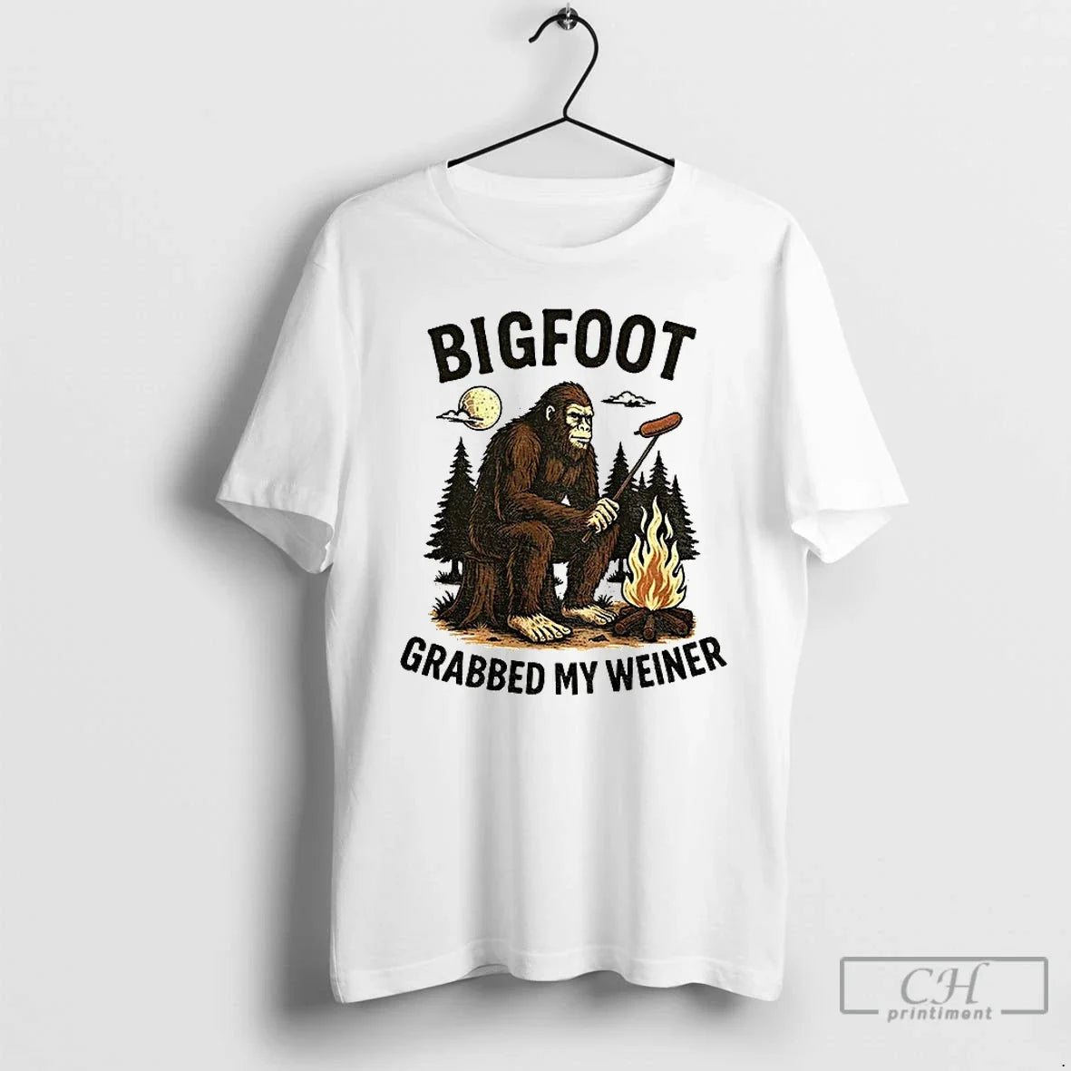 Classic Bigfoot Grabbed My Wiener Vintage T-Shirts, Hoodie, Sweatshirt - T-Shirt, Sweatshirt, Hoodie