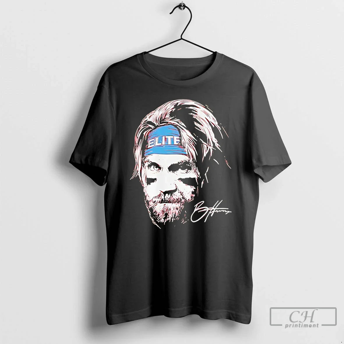 Classic Bryce Harper Big Face Philadelphia Phillies Mlb Baseball Signature Unisex T-shirt, Sweatshirt, Hoodie, Long Sleeve Tee - T-Shirt, Sweatshirt, Hoodie