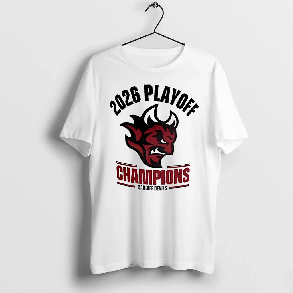 Classic Cardiff Devils Elite Ice Hockey League Playoff Championship Shirts Sweater Unisex T-shirt, Sweatshirt, Hoodie, Long Sleeve Tee - T-Shirt, Sweatshirt, Hoodie