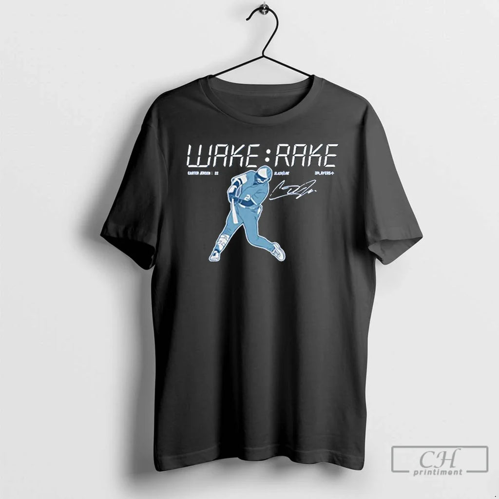 Classic Carter Jensen Kansas City Royals Wake Rake Signature Unisex T-shirt, Sweatshirt, Hoodie, Long Sleeve Tee - T-Shirt, Sweatshirt, Hoodie