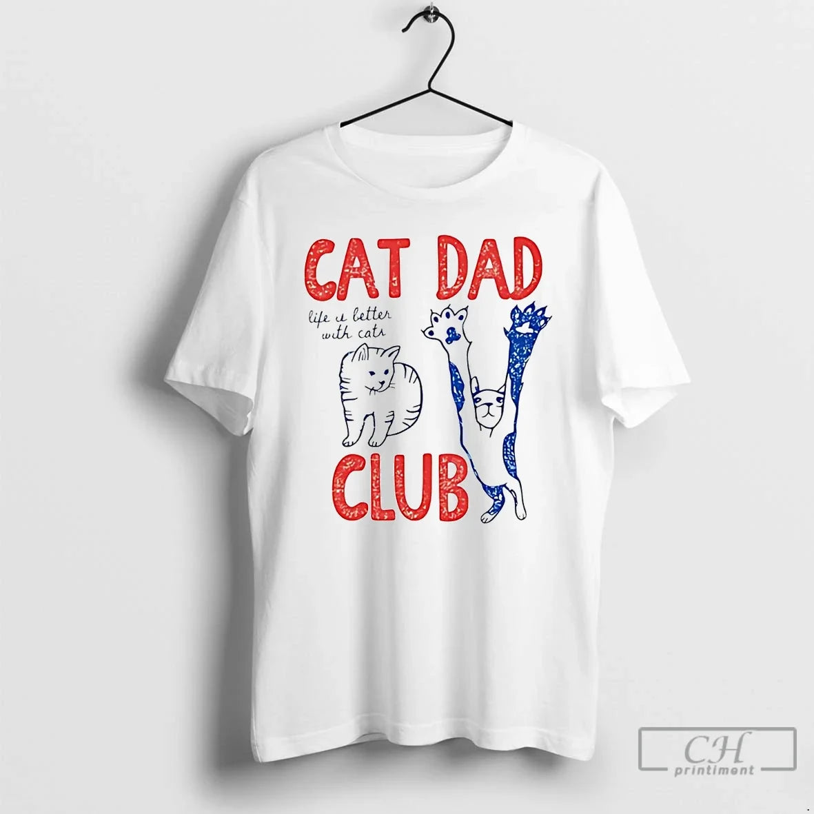 Classic Cat Dad Club Life Is Better Cats T-Shirts, Hoodie, Sweatshirt - T-Shirt, Sweatshirt, Hoodie