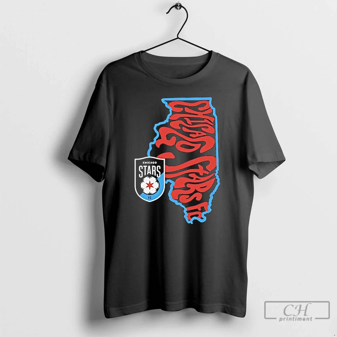 Classic Chicago Stars Fc Groovy Team State Unisex T-shirt, Sweatshirt, Hoodie, Long Sleeve Tee - T-Shirt, Sweatshirt, Hoodie