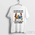 Classic Chicken Coffee My Sister Not Rude She Just Has Balls Say What T-Shirts, Hoodie, Sweatshirt - T-Shirt, Sweatshirt, Hoodie