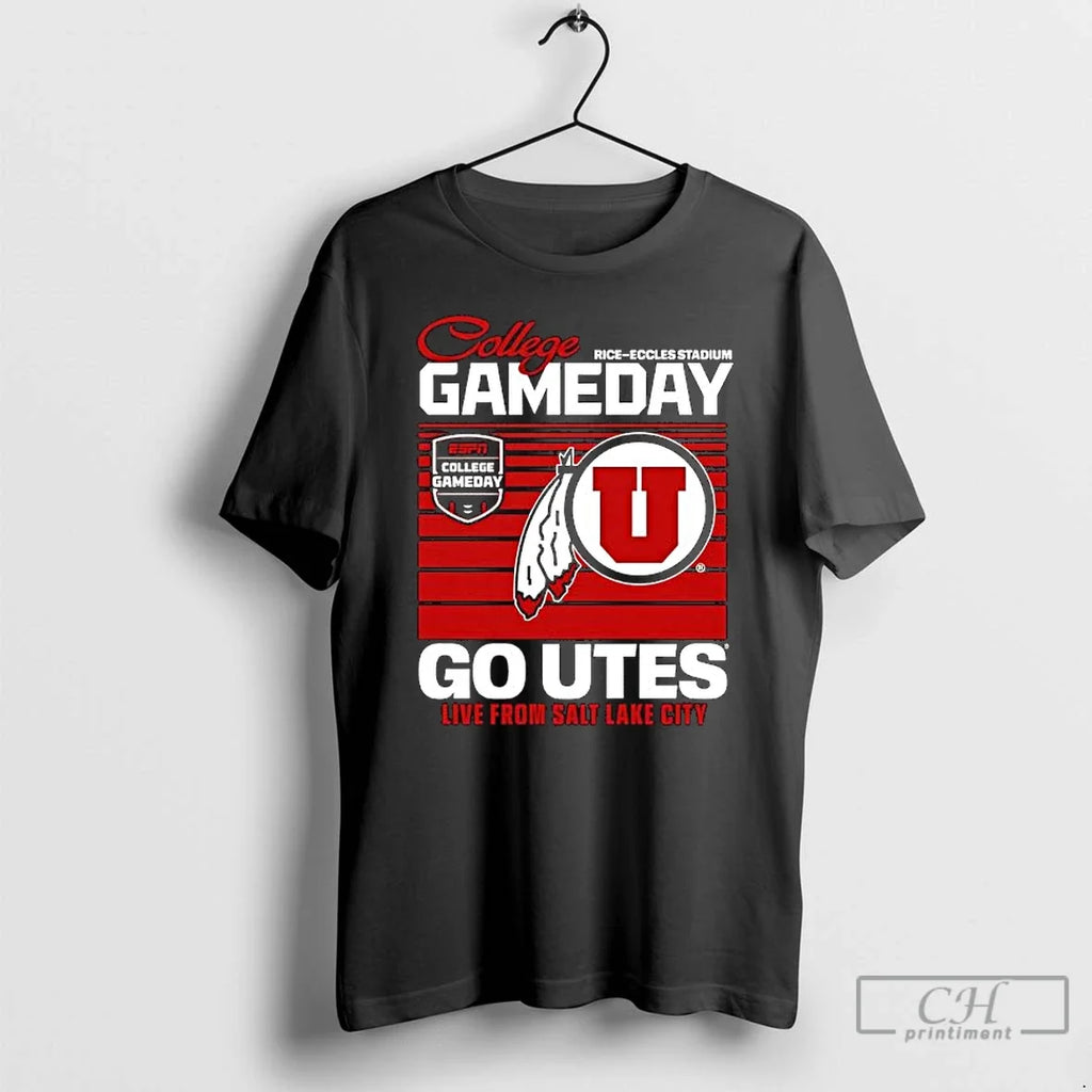 Classic College Gameday Rice Eccles Stadium Go Utes Live Salt Lake City T-Shirts, Hoodie, Sweatshirt - T-Shirt, Sweatshirt, Hoodie