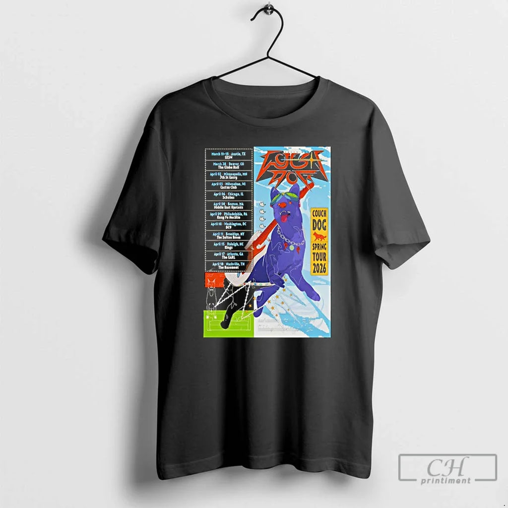 Classic Couch Dog Spring Tour 2026 T-Shirts, Hoodie, Sweatshirt - T-Shirt, Sweatshirt, Hoodie