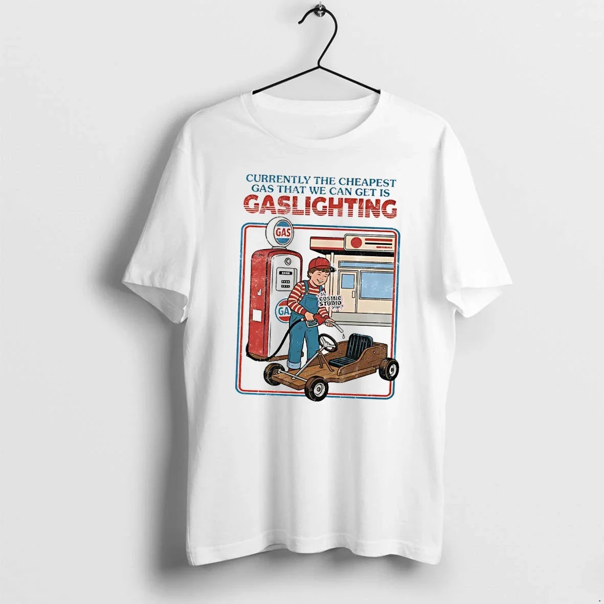 Classic Currently The Cheapest Gas That We Can Get Is Gaslighting Gas Shirts Sweater Unisex T-shirt, Sweatshirt, Hoodie, Long Sleeve Tee - T-Shirt, Sweatshirt, Hoodie