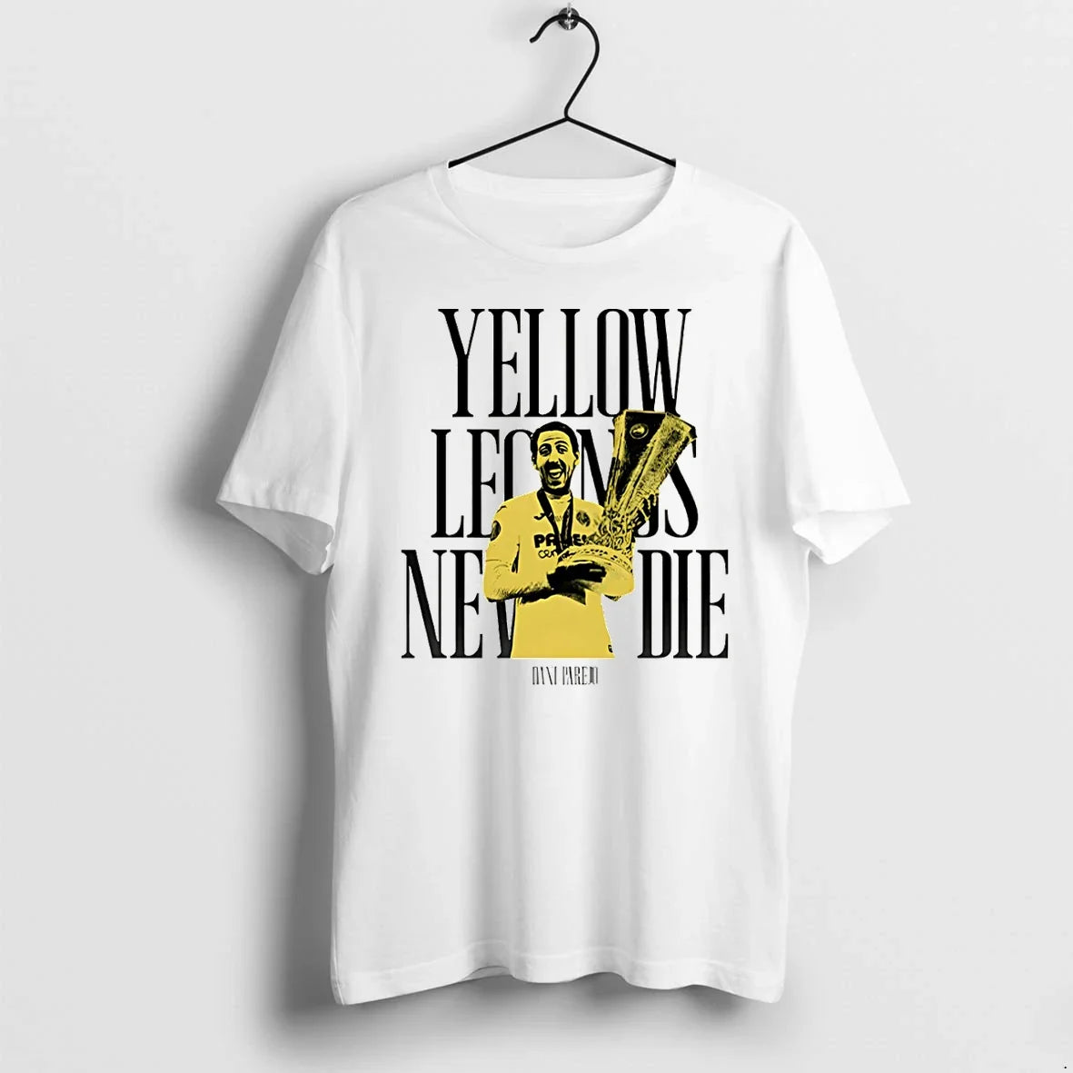 Classic Dani Parejo Villarreal Uefa Europa League Yellow Legends Never Die Shirts Sweater Unisex T-shirt, Sweatshirt, Hoodie, Long Sleeve Tee - T-Shirt, Sweatshirt, Hoodie