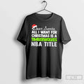 Classic Dear Santa All I Want Is Minnesota Timberwolves Nba Title Text T-Shirts, Hoodie, Sweatshirt - T-Shirt, Sweatshirt, Hoodie
