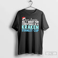 Classic Dear Santa All I Want Is Seattle Kraken Stanley Cup Text T-Shirts, Hoodie, Sweatshirt - T-Shirt, Sweatshirt, Hoodie