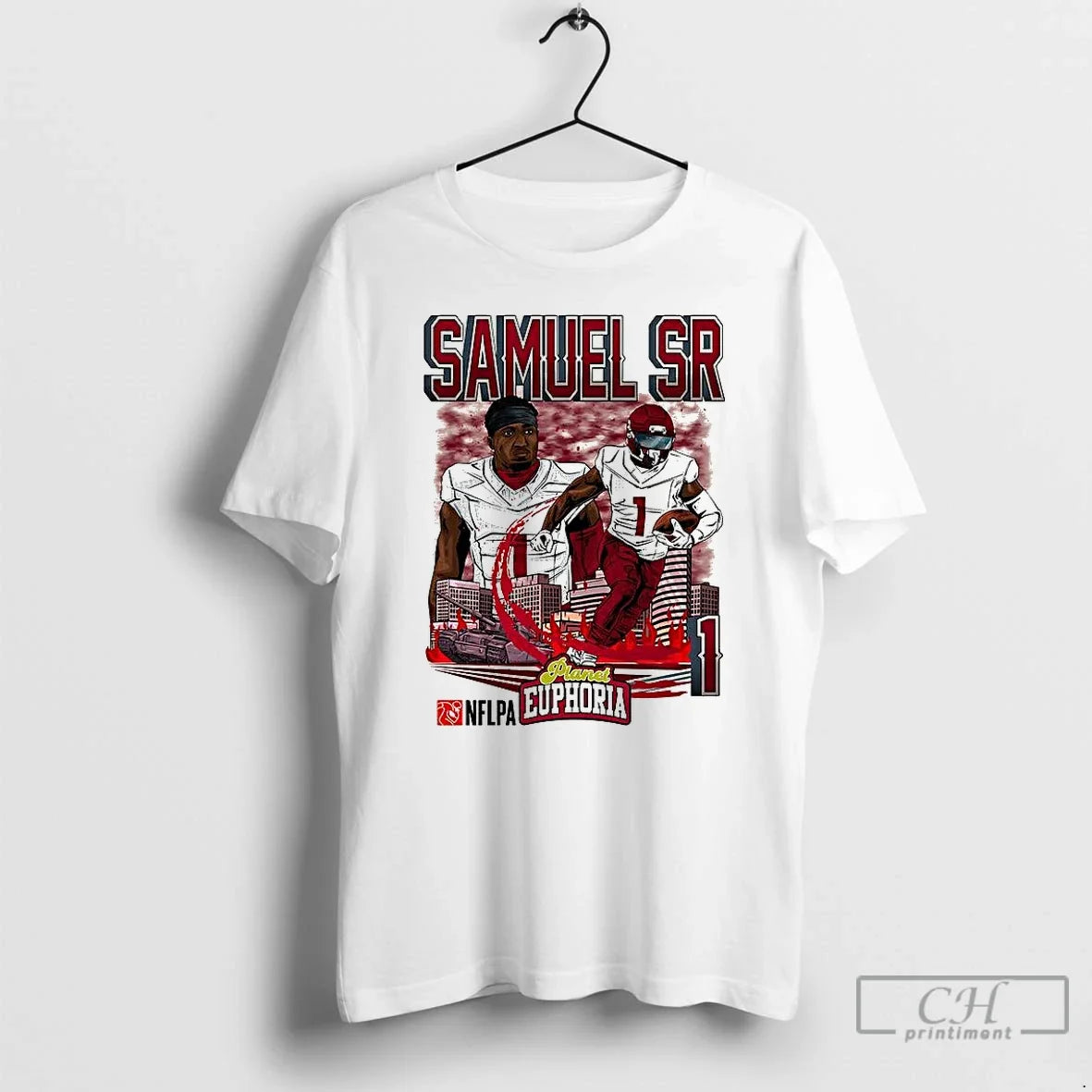 Classic Deebo Samuel Sr Washington Commanders Football Tank Player Number 1 Cartoon T-Shirts, Hoodie, Sweatshirt - T-Shirt, Sweatshirt, Hoodie